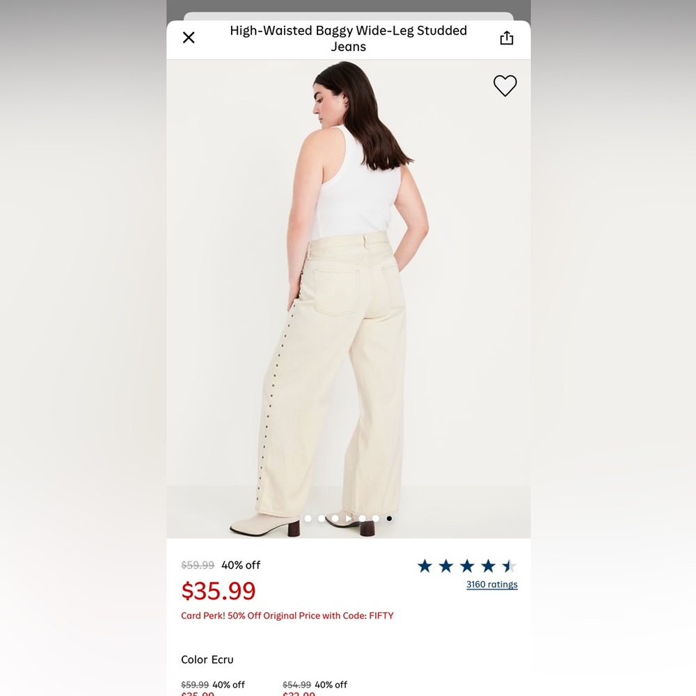 Women’s old navy denim jeans